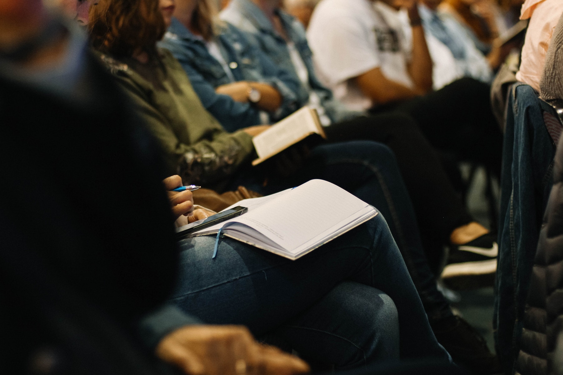 The Immanuel congregation during a Sunday service